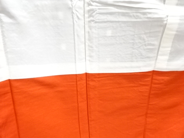  幾何学模様織出し手織り真綿小千谷紬着物